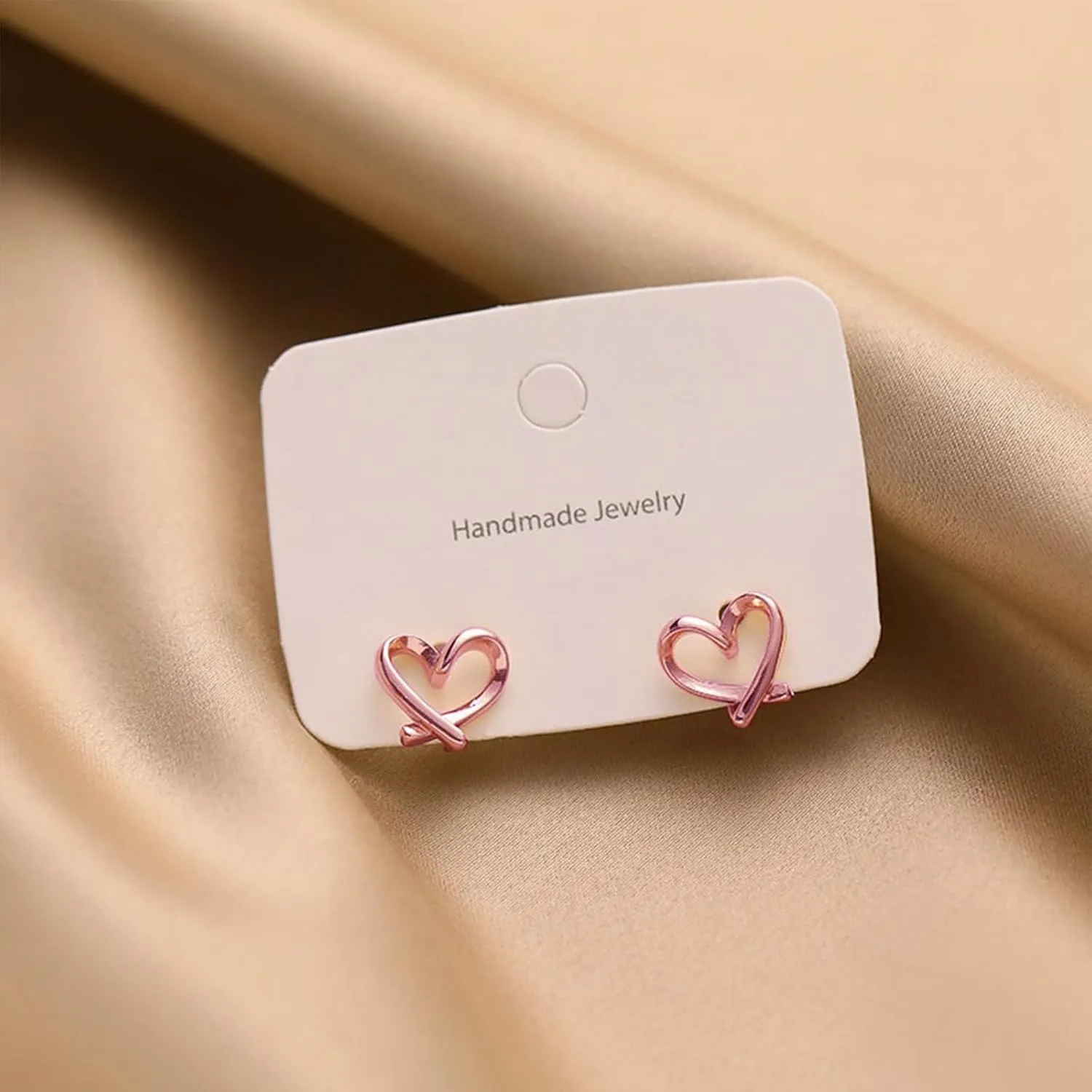 14K Gold Clip On Earrings for Women Cute Hypoallergenic Heart Earrings Non piercing Clip Earrings for Women Dainty Jewelry for Women
