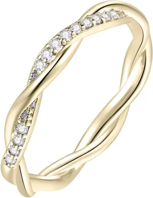 925 Sterling Silver Promise Ring for Her,Infinity Cubic Zirconia Wedding Band for Women Stackable Proposal Anniversary Rings