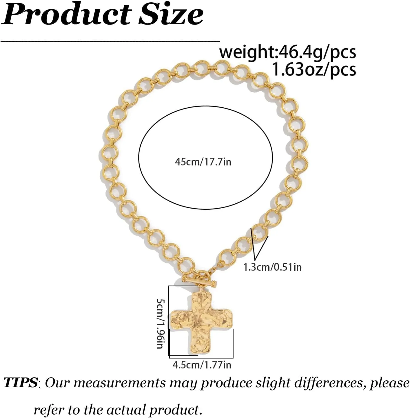 Aonklot Chunky Gold Necklace Statement Necklace for Women Gold Choker Necklace Cuban Link Necklace Snake Chain Trendy Necklace for Women 2025