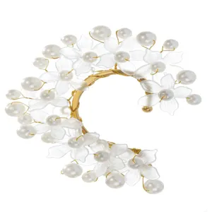 Beaupretty No Piercing Pearl Ear Cuff Women's Ear Clip Festive and Daily Wear Earrings