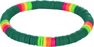 CQUAN CHI Friendship Bracelets Heishi Beaded Stretch Bracelets Classic Beaded Bracelets For Women
