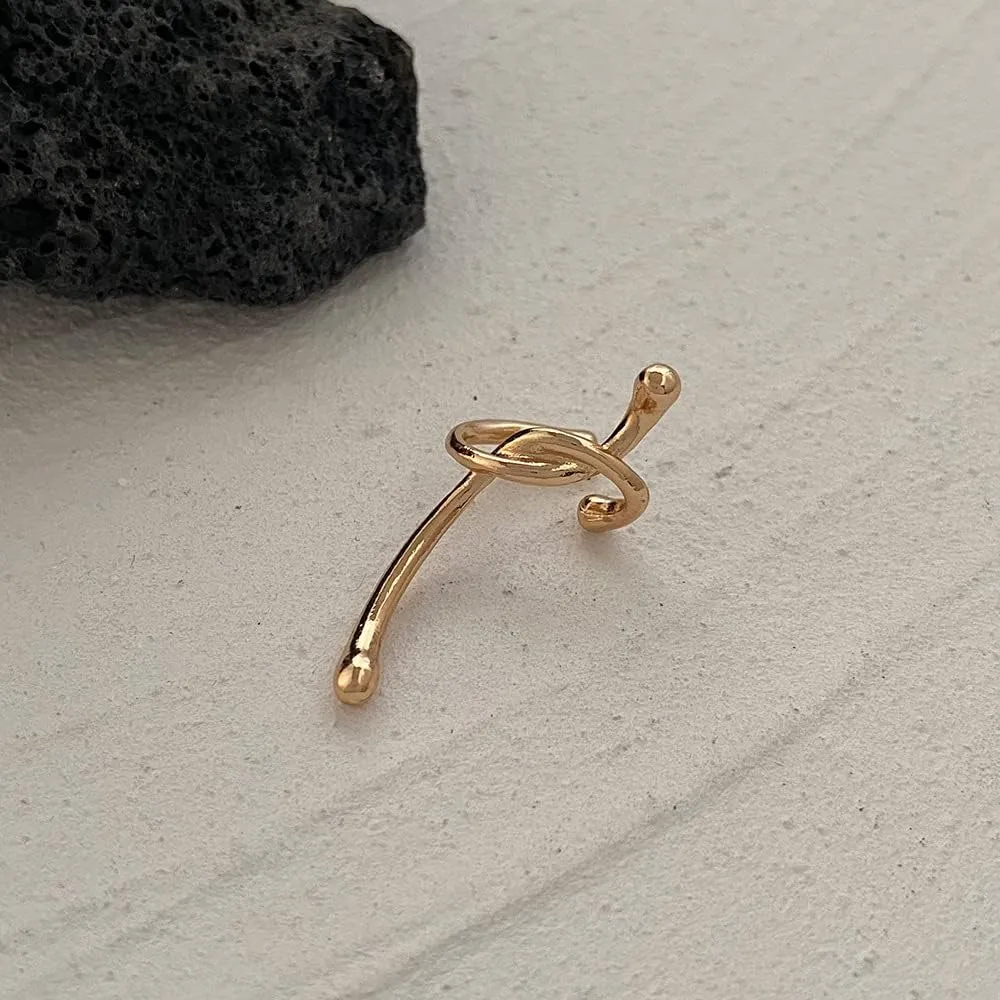 Gold Cuffs Earrings for Women Pearl Clip on Non Pierced Ear Cuff for Women Linear Strip Earrings Heart Tassel Earrings Jewelry