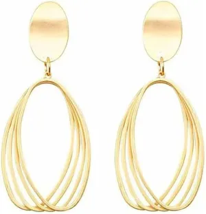 Gold Earrings For Women Lightweight Dangle Earrings Gold Statement Earrings Earrings For Women Trendy
