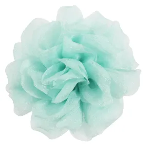 Rose Flower Brooch and Pin for Women With Hair Clip | Green Lapel Pin | Flower Hair Clip | Hat Pin, 4.3 Inches, Pale Green