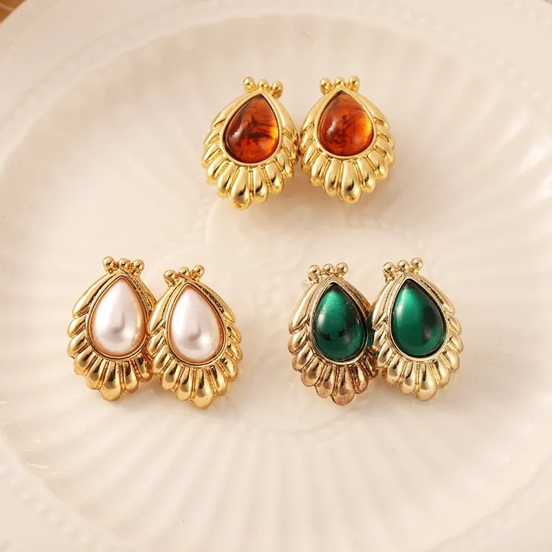 S925 Pearl Earrings And Ear Clip