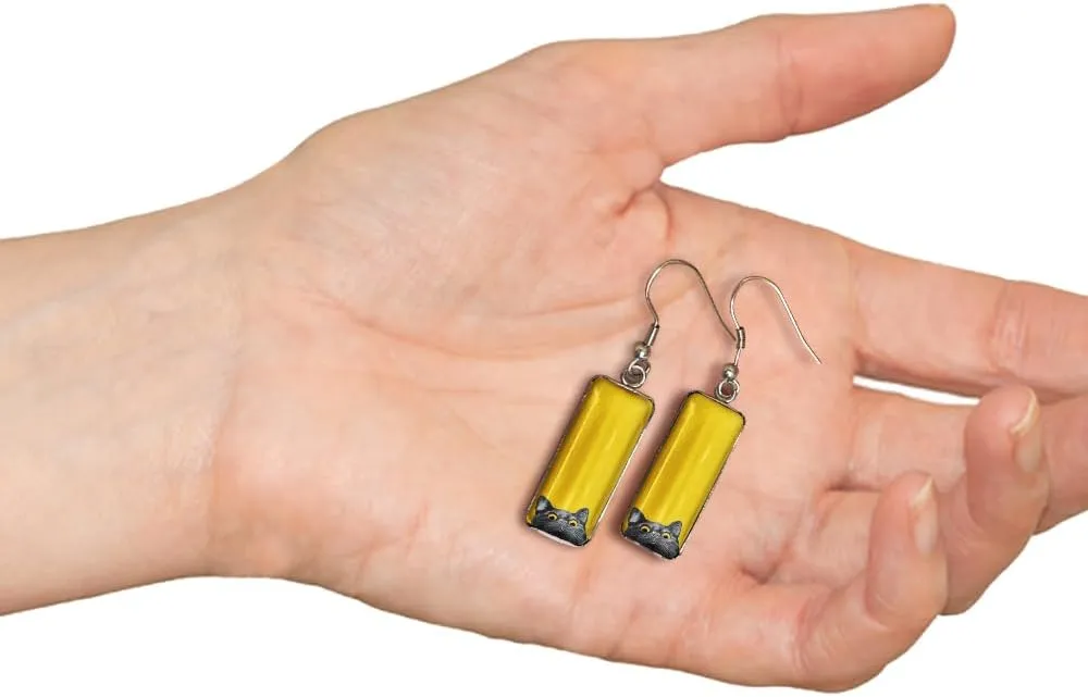 WIRESTER 5 Pairs Glass Rectangle Earrings Drop Dangle Earrings Fashion Jewelry Accessories For Women, Lovely Designs